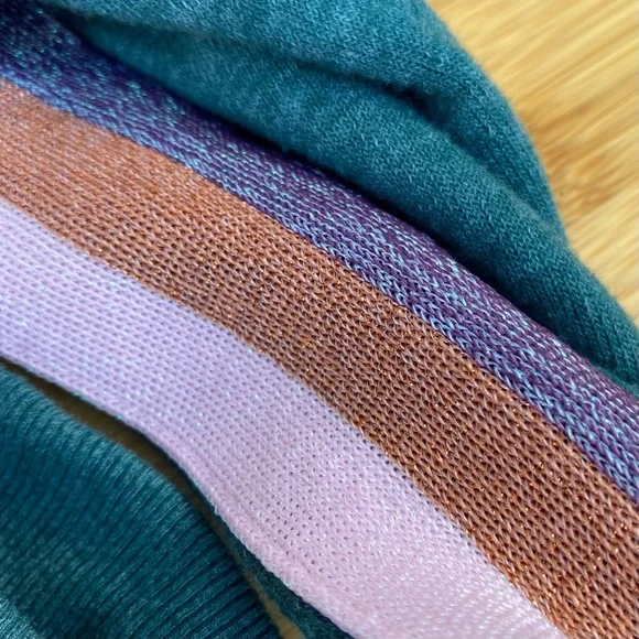 ✨ SPIRITUAL GANGSTER RETRO VARSITY STRIPE RILEY ZIP UP HOODIE JACKET XS NWOT - Picture 15 of 16